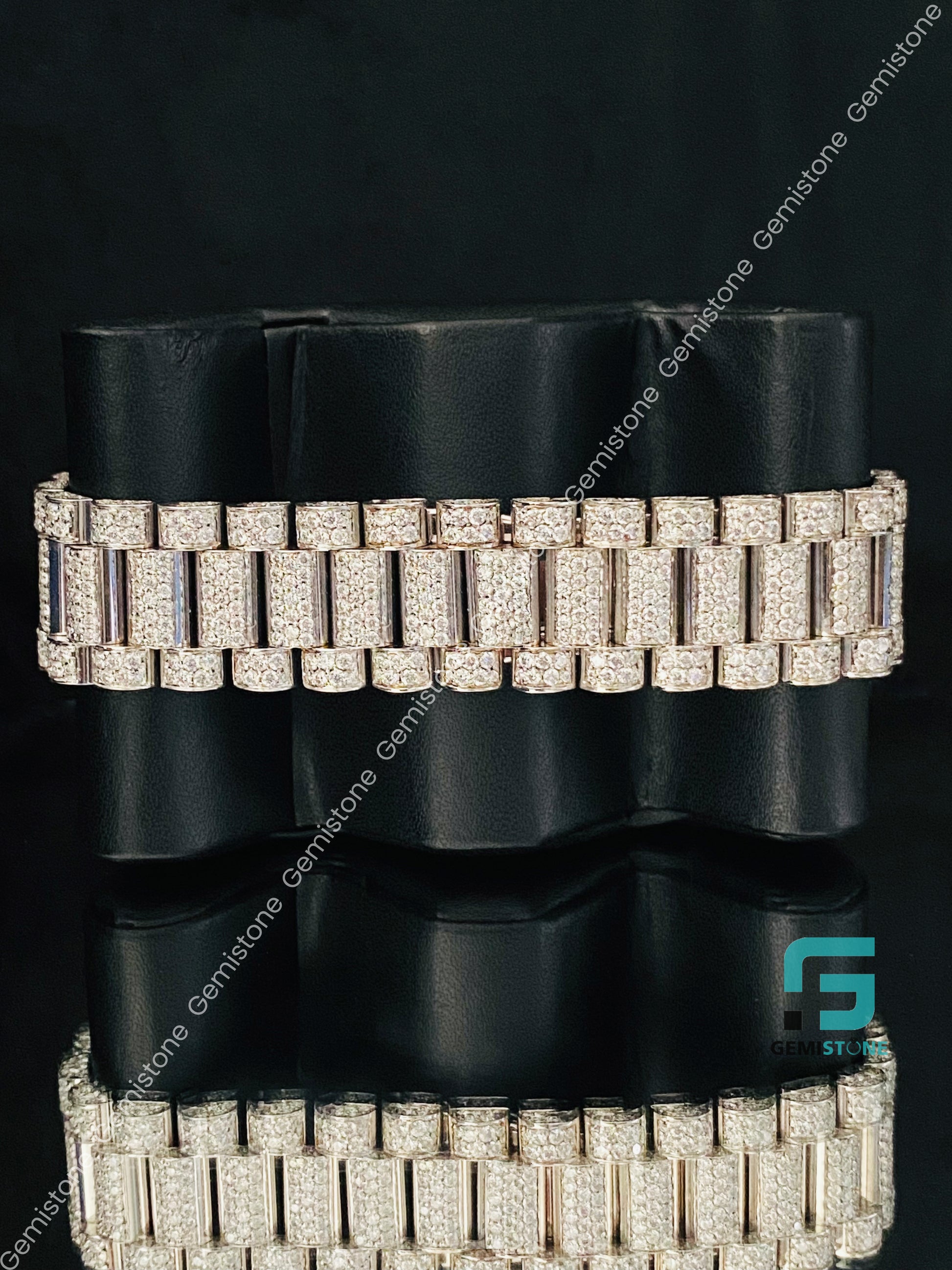 Moissanite Day Date Hip Hop Luxury Watch