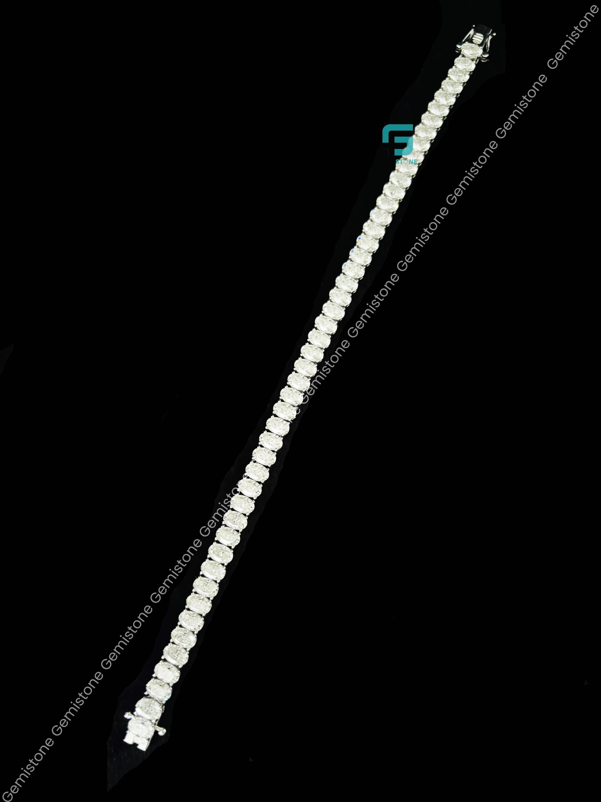 Moissanite Diamond Hip Hop Tennis Bracelet