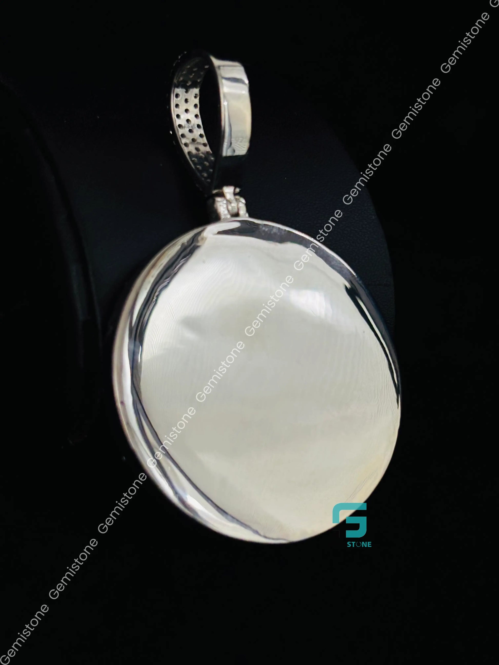 Moissanite Diamond Memmory Pendant For Men