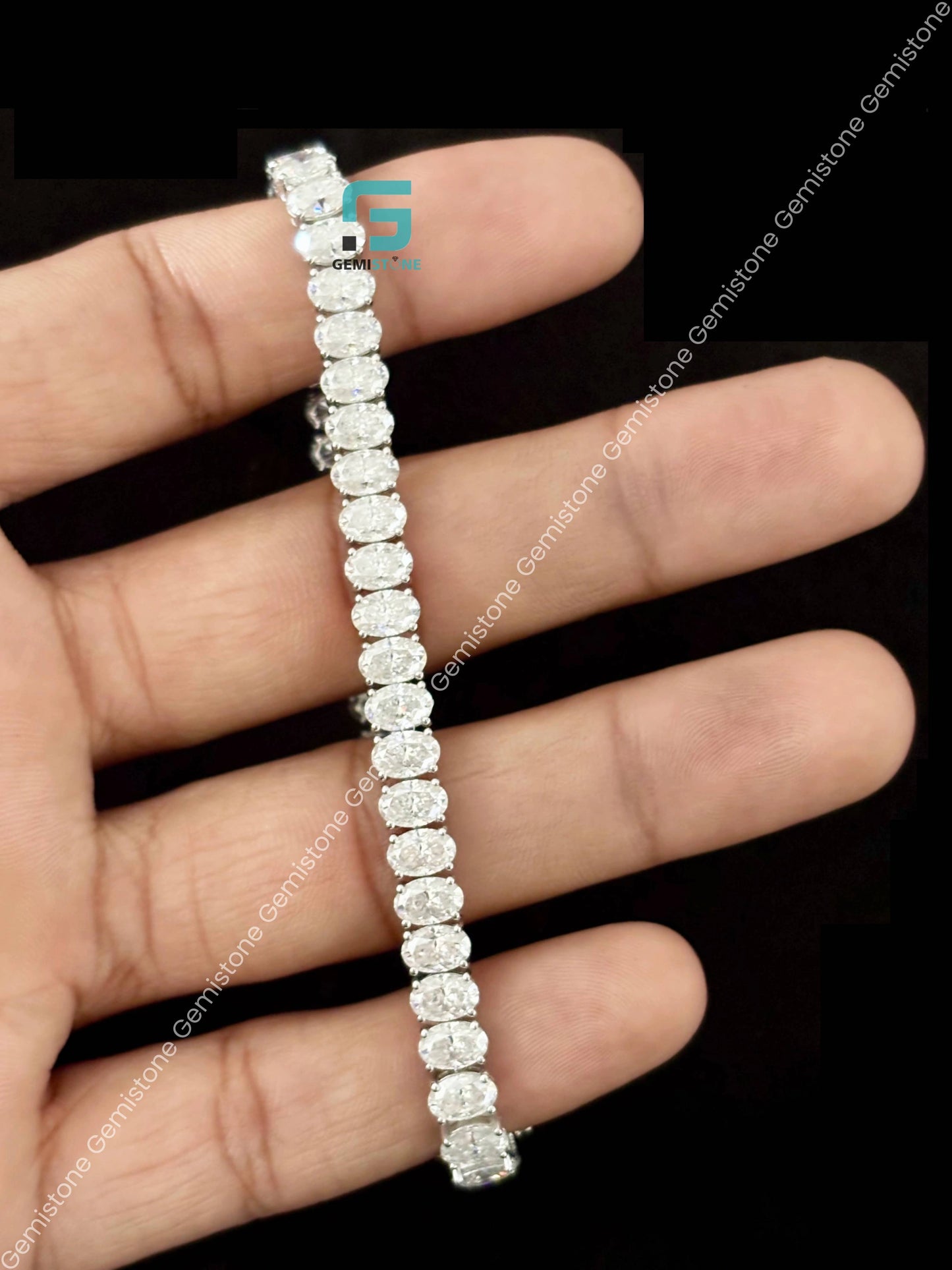 Moissanite Diamond Tennis Bracelet For Women