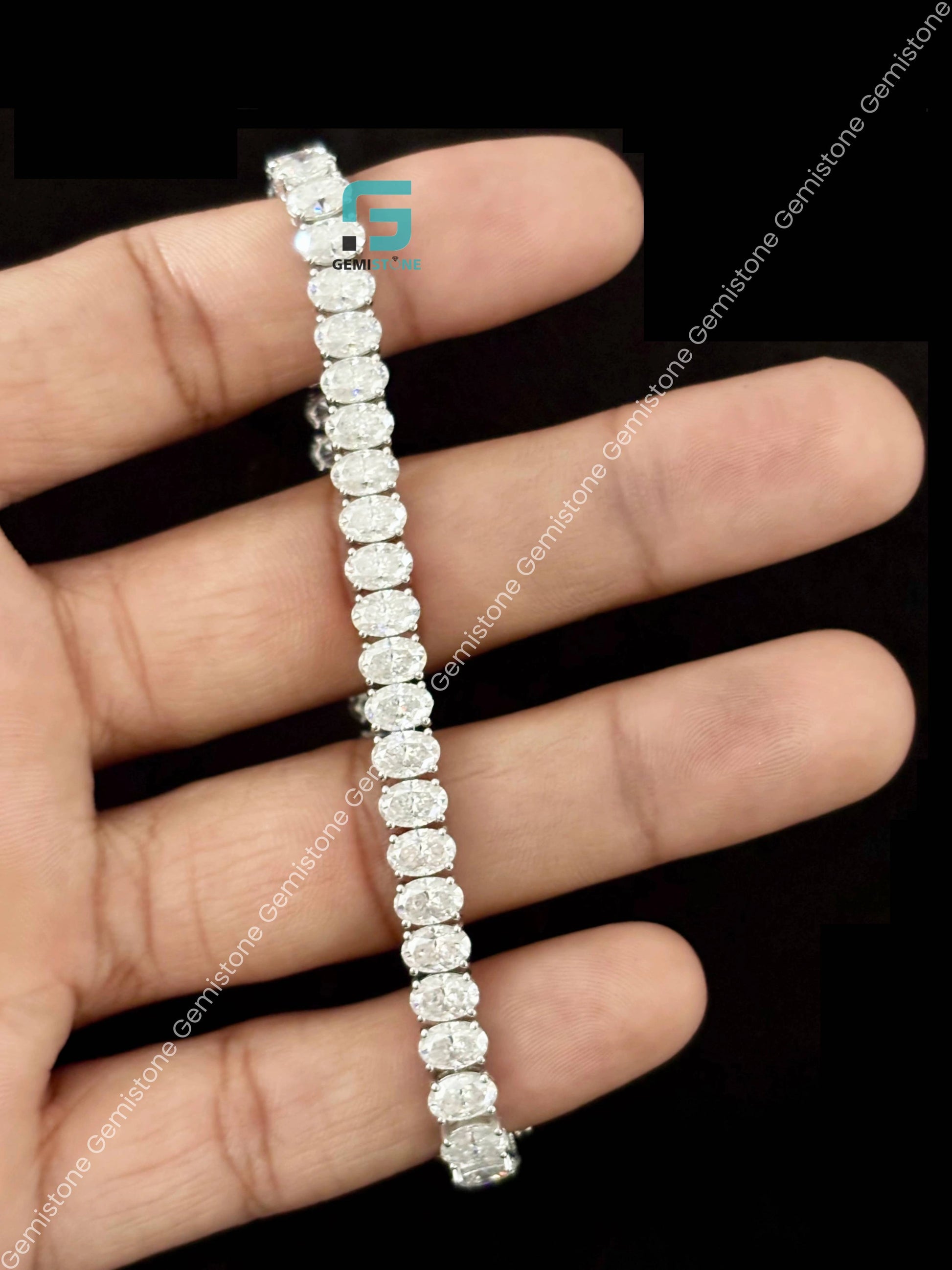 Moissanite Diamond Tennis Bracelet For Women