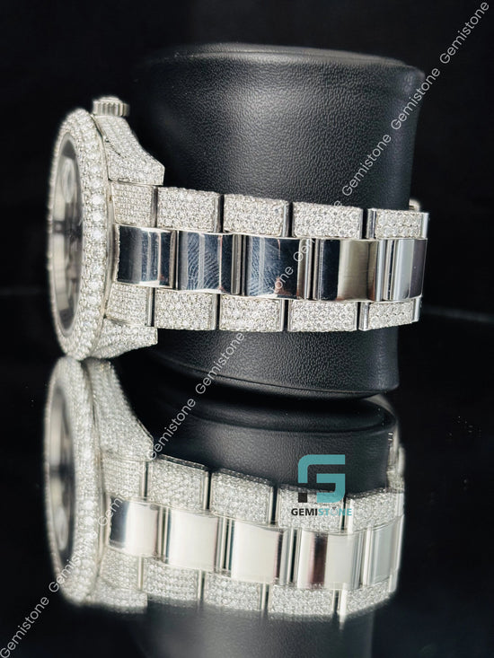 Moissanite Diamond VVS Watch for Men_s
