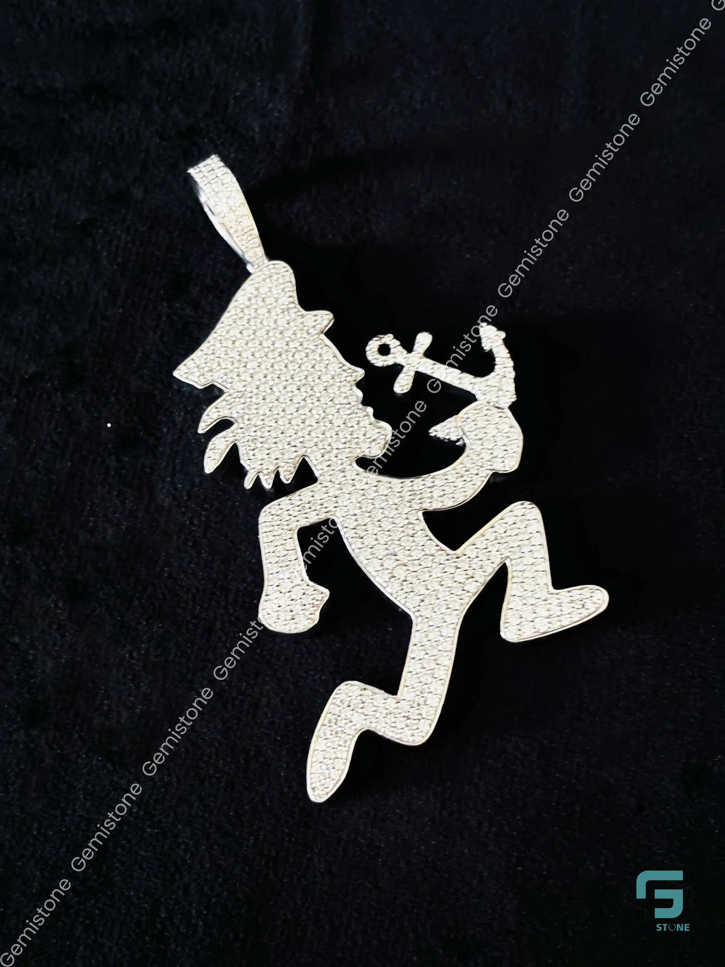 Moissanite_Fully_Iced_Hatchetman_Pendant