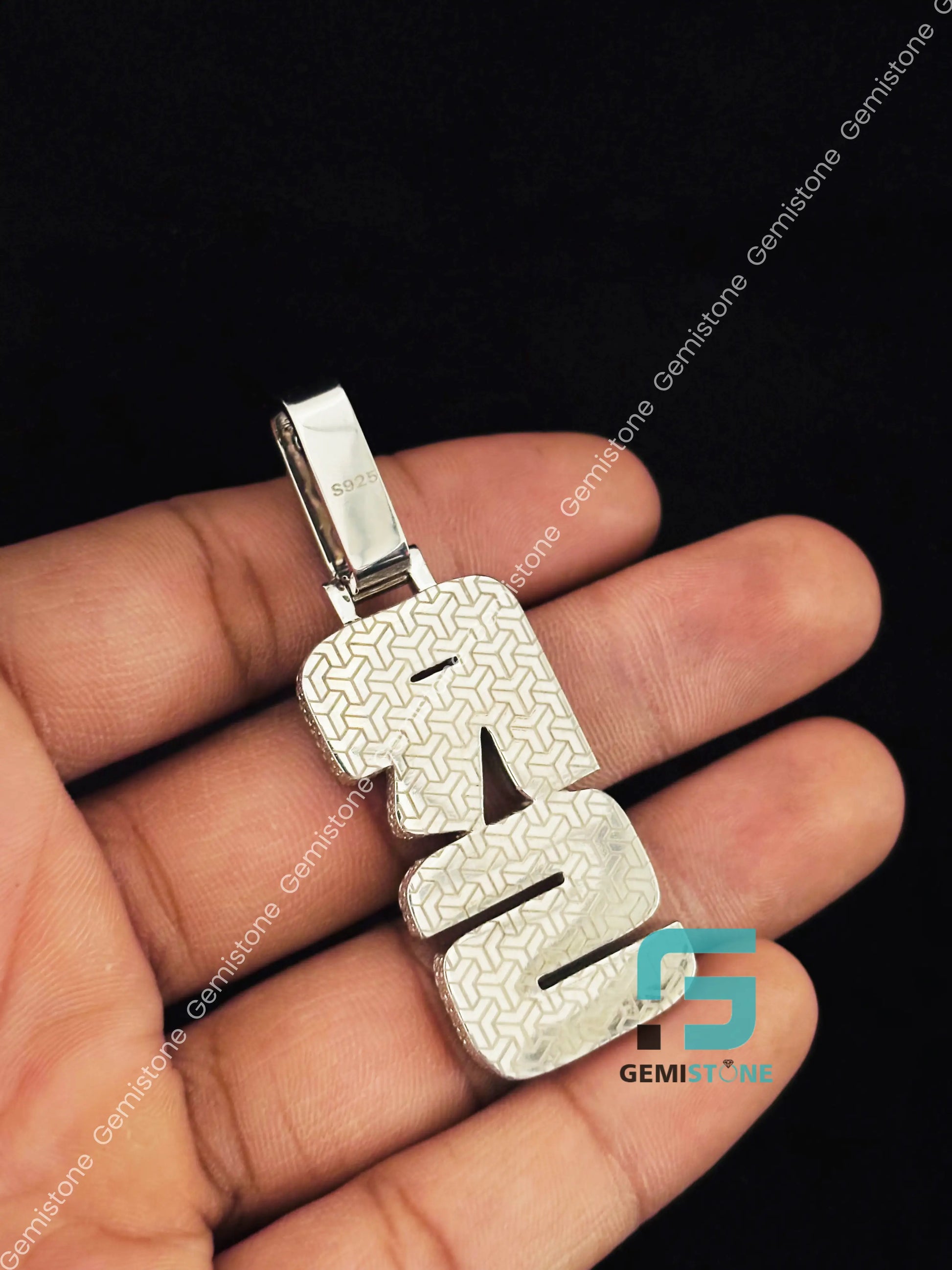 Moissanite Heart Colorful Diamond Pendant