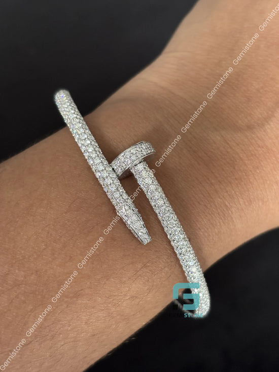 Moissanite Hip Hop Bracelet