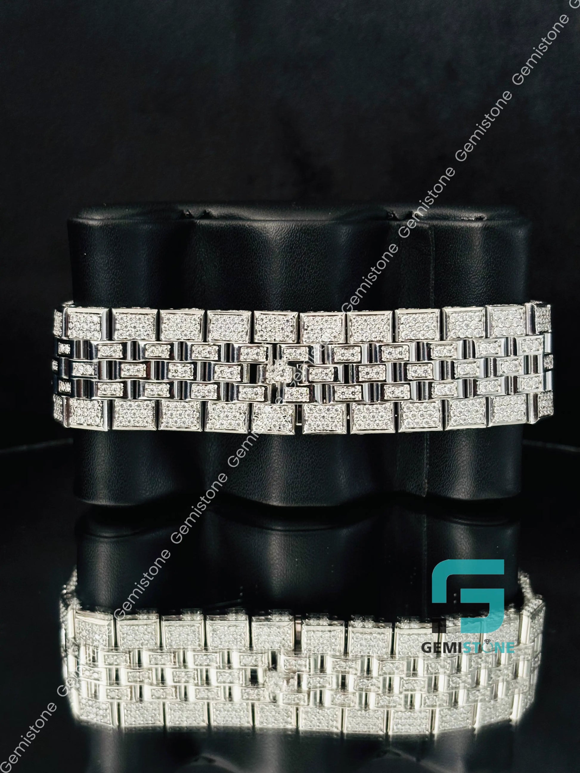 Moissanite Hip Hop Bust Down Watch