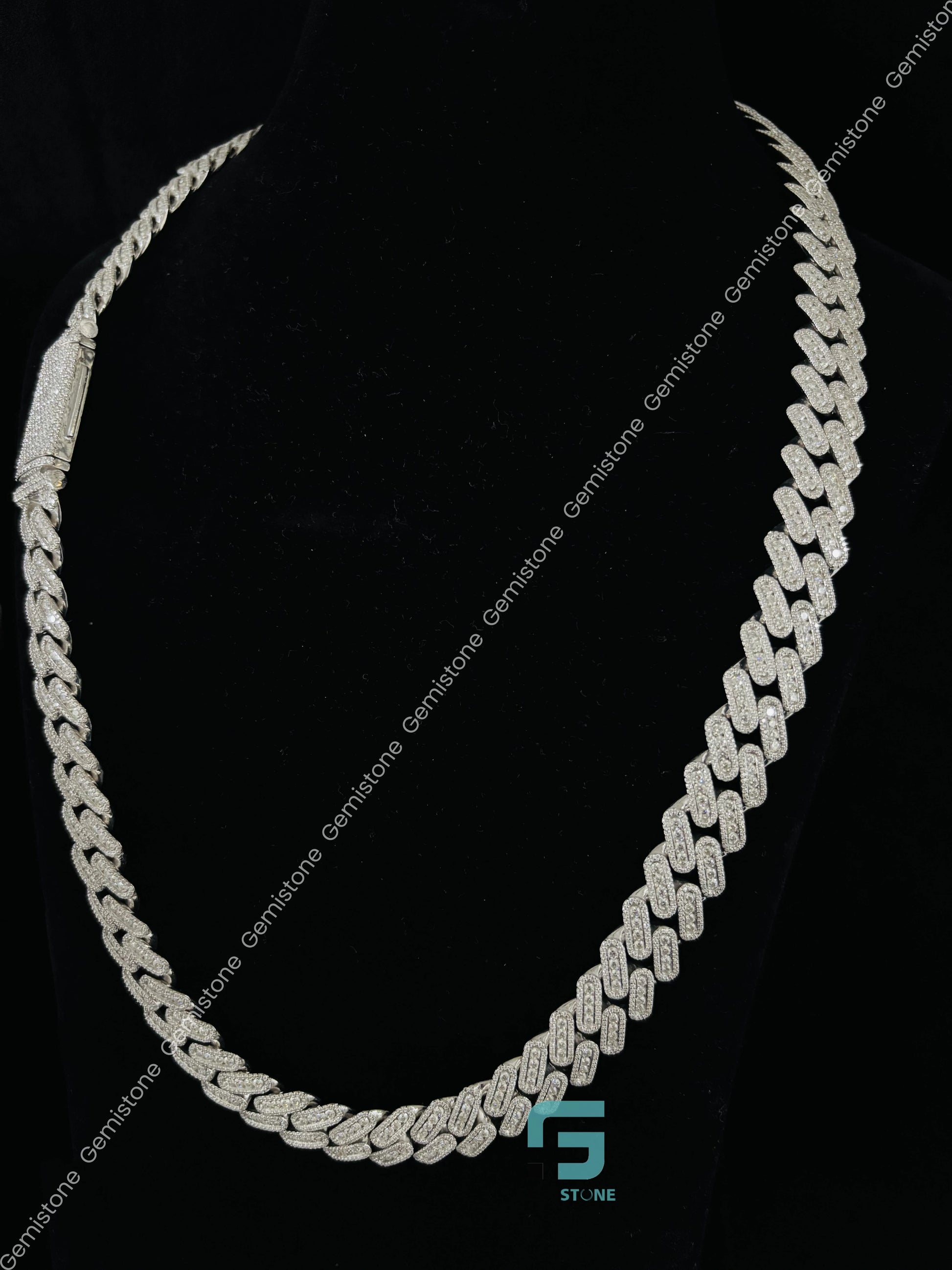 Moissanite Hip Hop Cuban Link Chain
