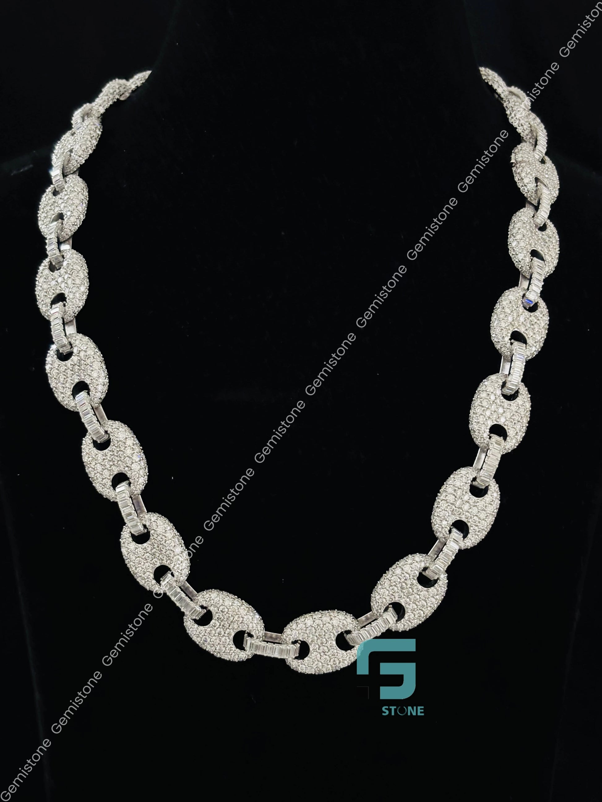 Moissanite Hip Hop Ice Out Link Chain