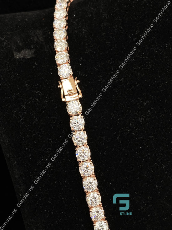 Moissanite Hip Hop Tennis Chain For Men