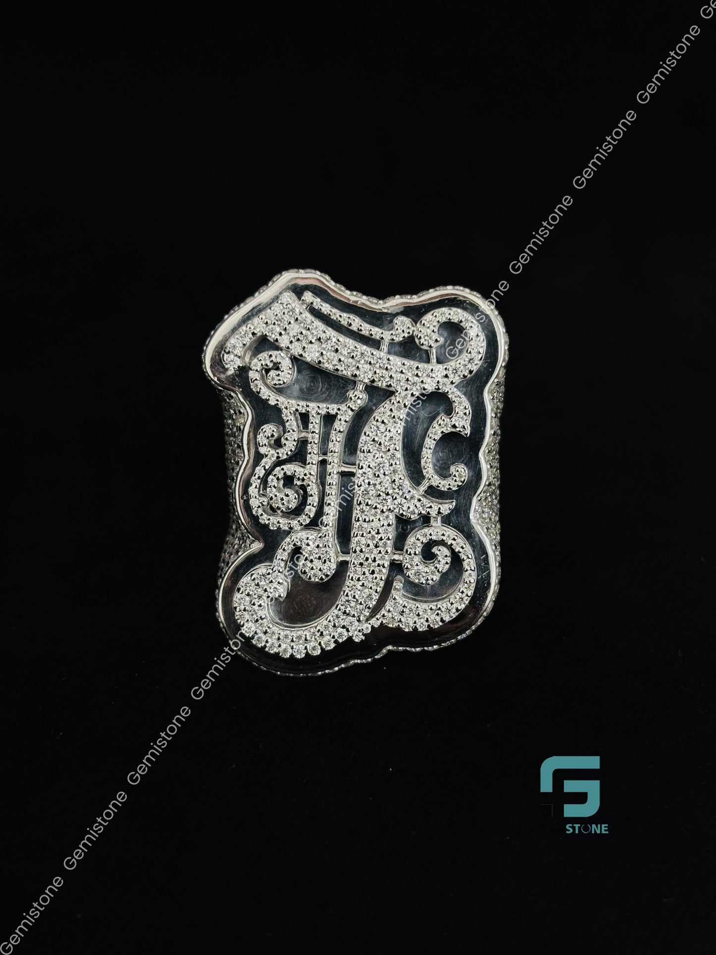 Moissanite Hip Hop VVS Studded Ring