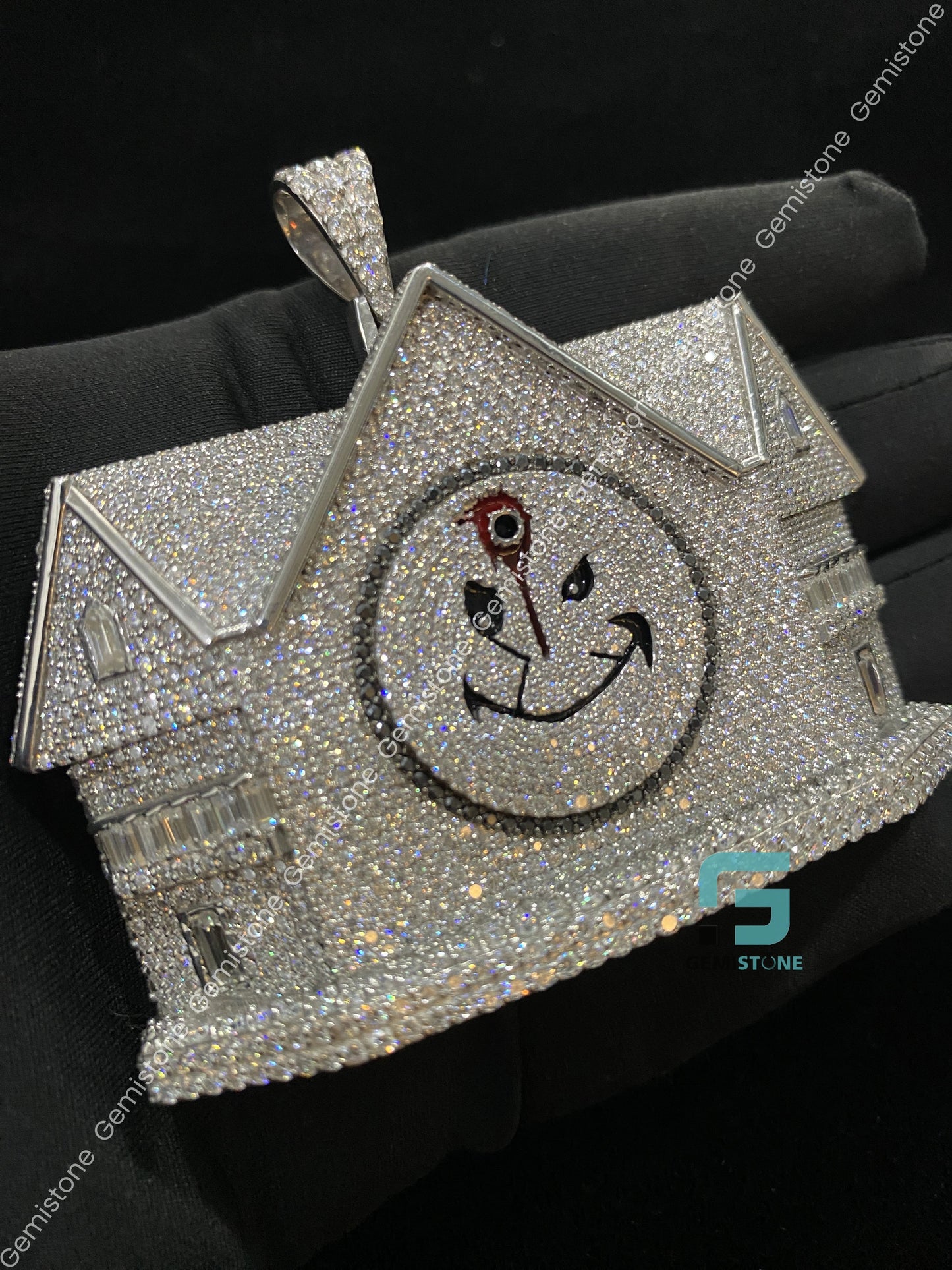 Moissanite House Trap Hip Hop Pendant