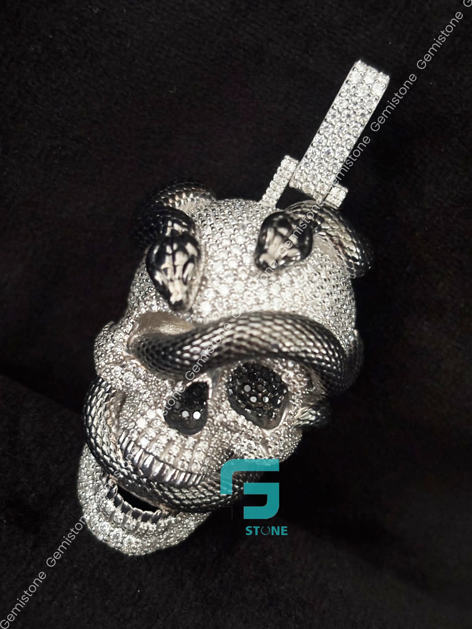 Moissanite Iced Out Hip Hop Pendant For Men