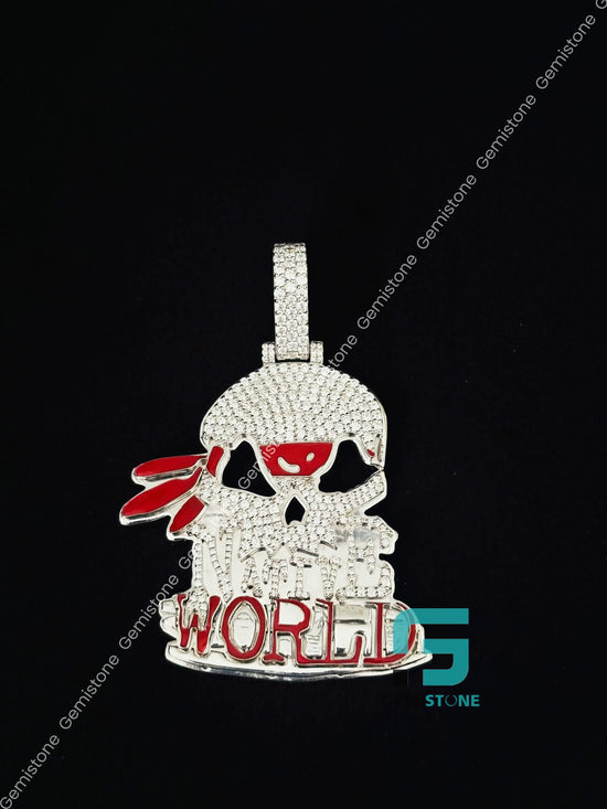 Moissanite Iced Out Hip Hop Skull Hip Hop Pendant