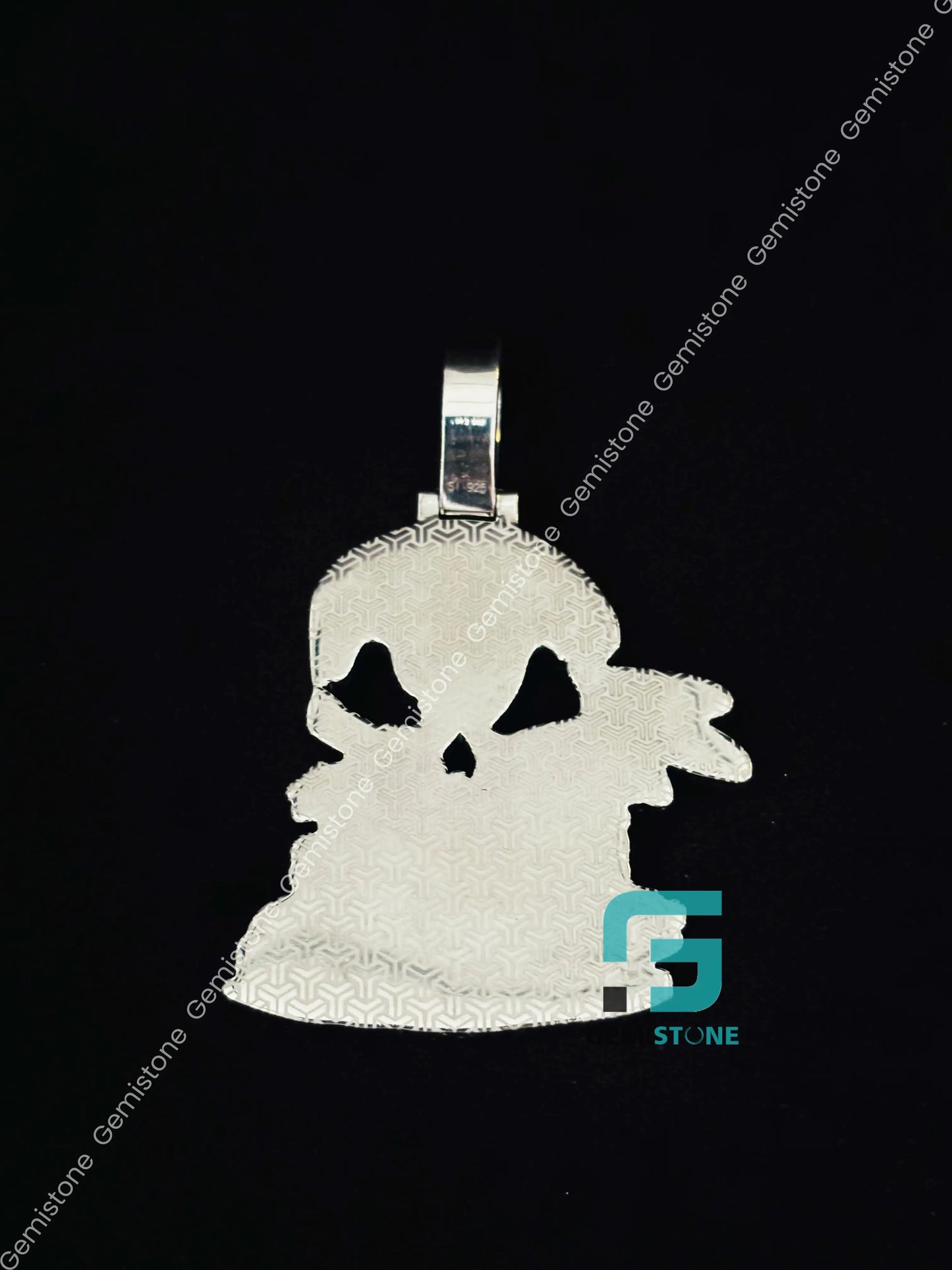 Moissanite Iced Out Hip Hop Skull Hip Hop Pendant For Men
