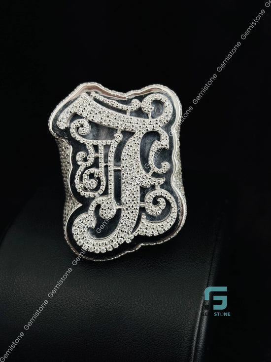 Moissanite Iced out 925 Silver Ring