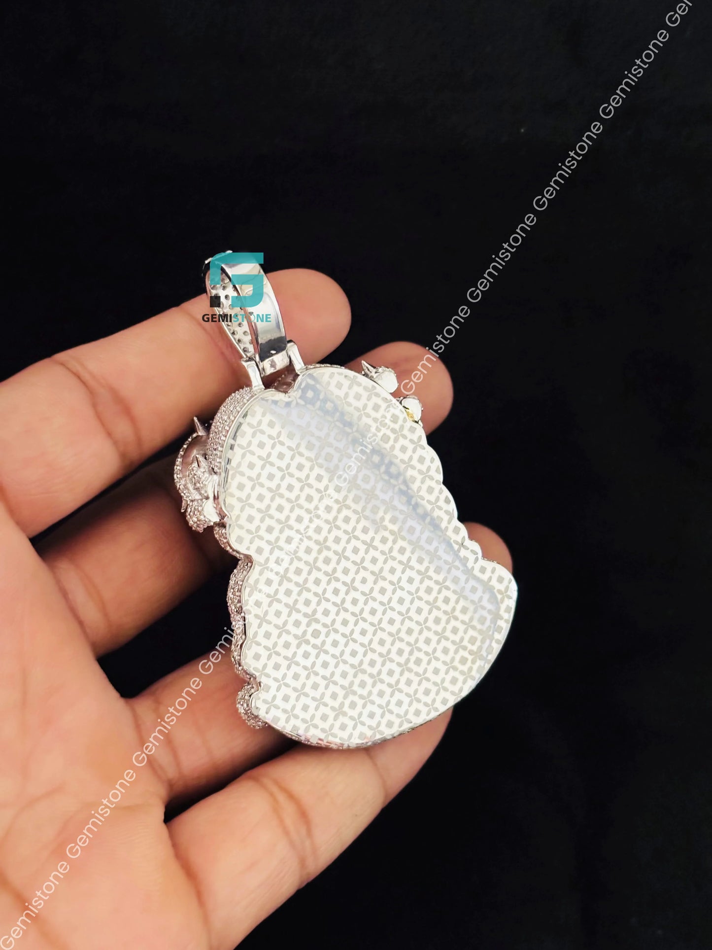 Moissanite Jesus Pendant for Him
