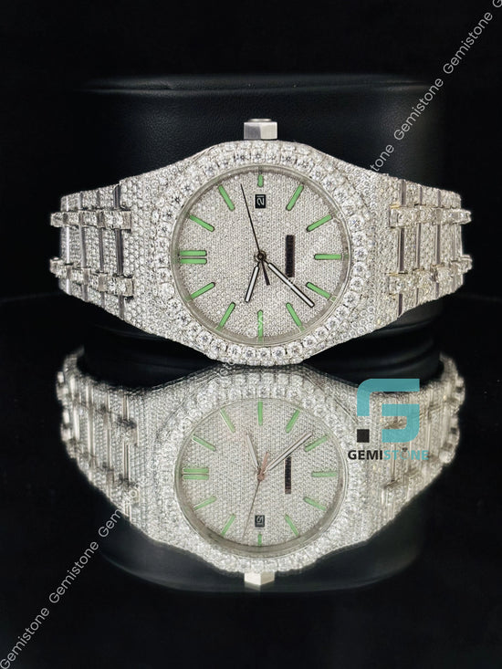 Moissanite Rappers Fully Studded Cartier Moissanite Watch 