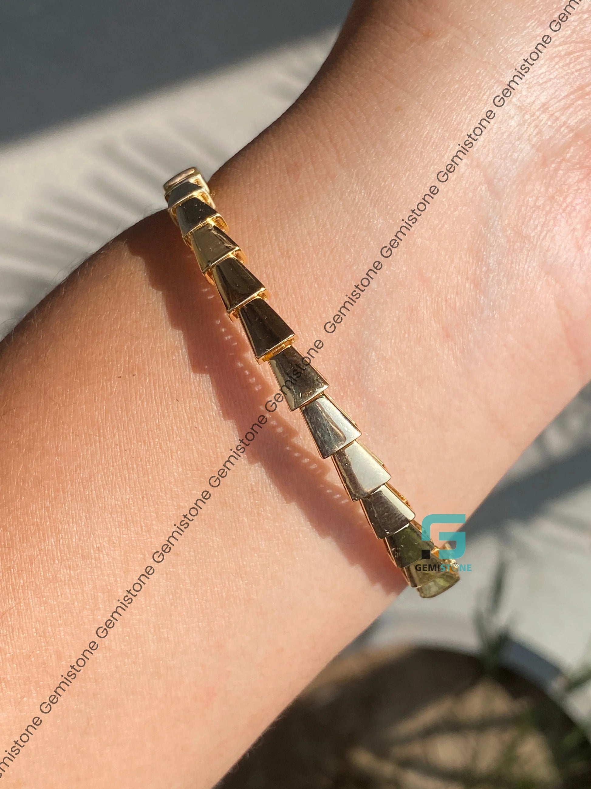 Moissanite Snake Bracelet