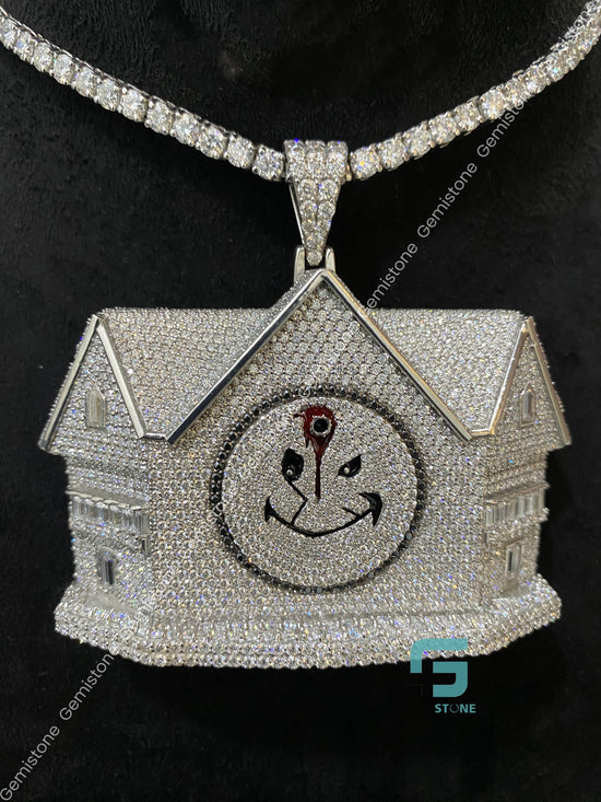Moissanite Trap Bust Down Rapper Pendent