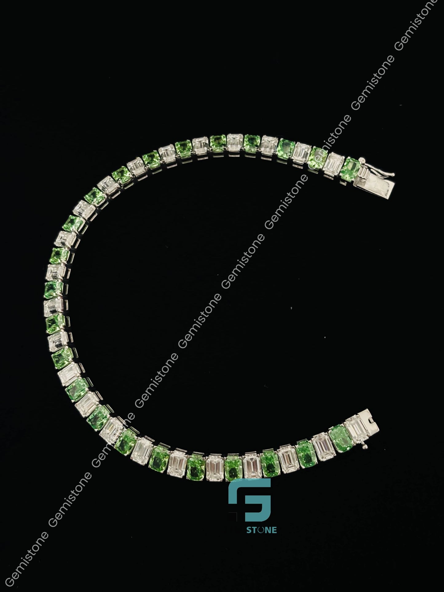 Moissanite Two Diamond Color Bracelet