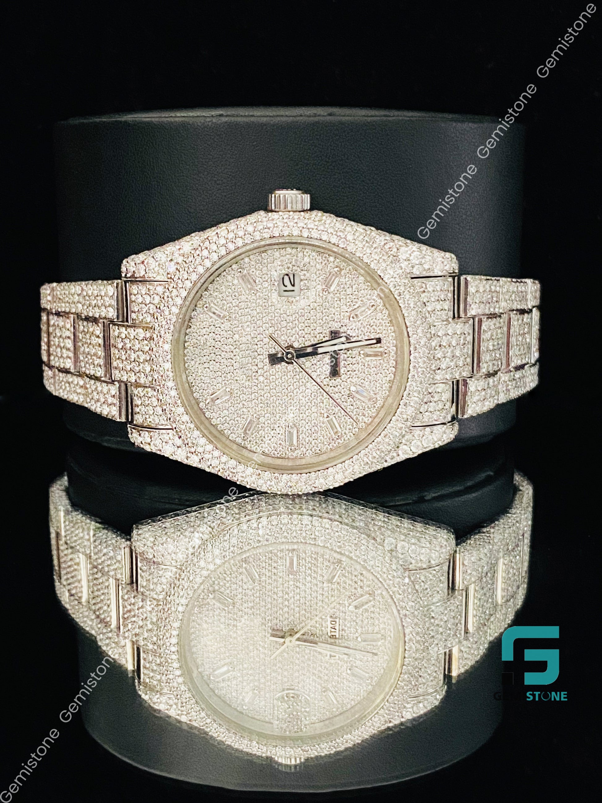 Moissanite VVS Rolex Rapper Watch