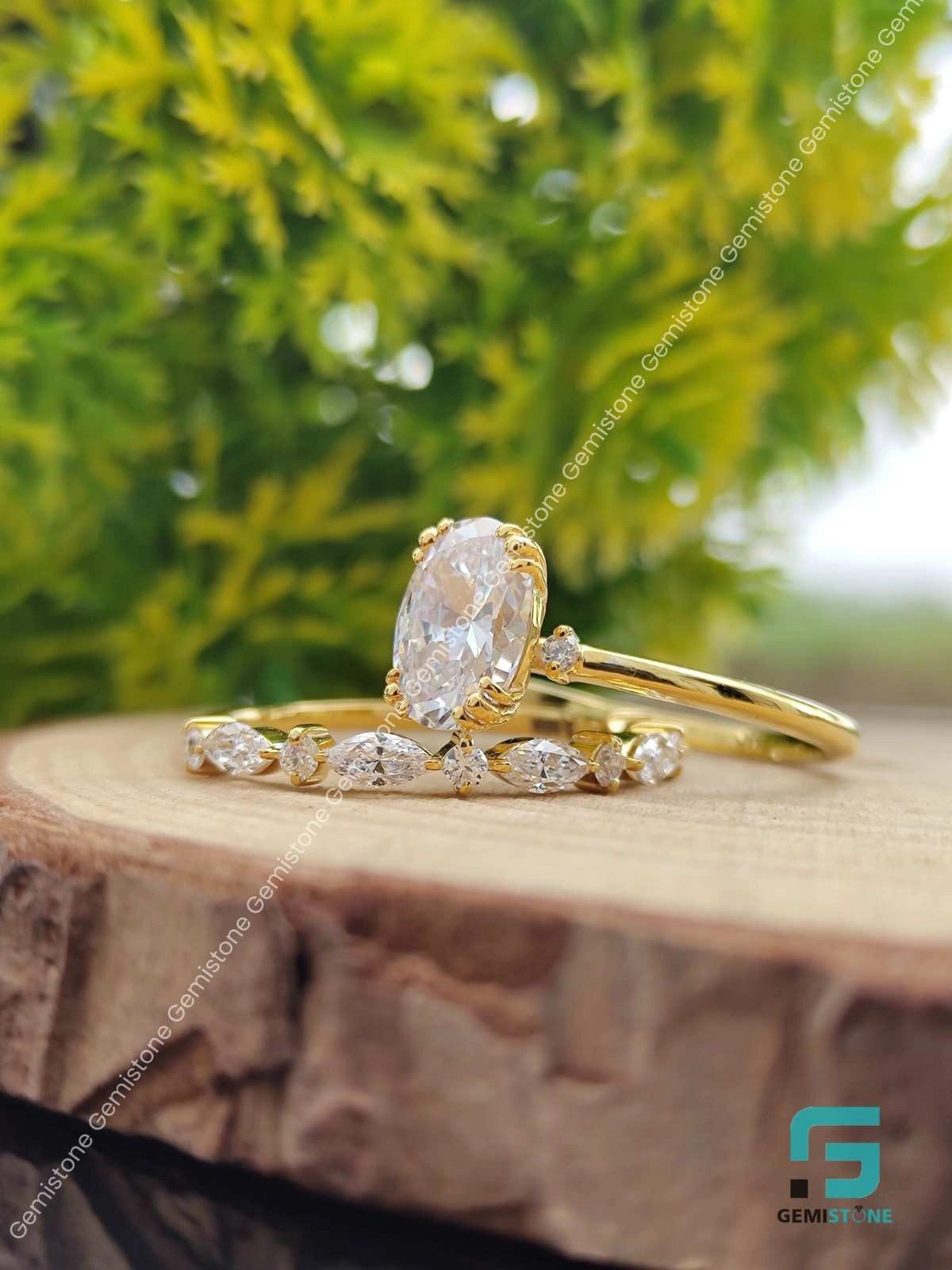 Moissanite_Wedding_Bridal_Set_Ring_For_her
