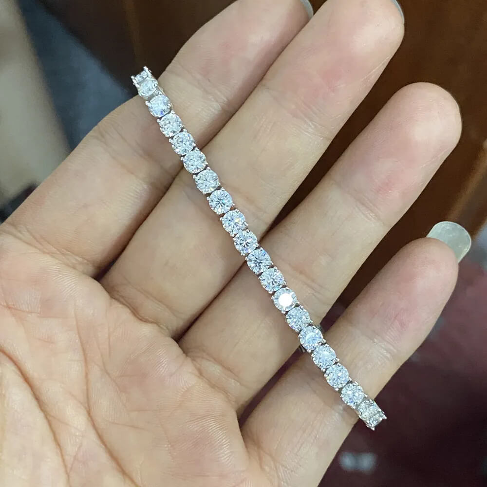 Moissnaite-Tennis-Link-Bracelet