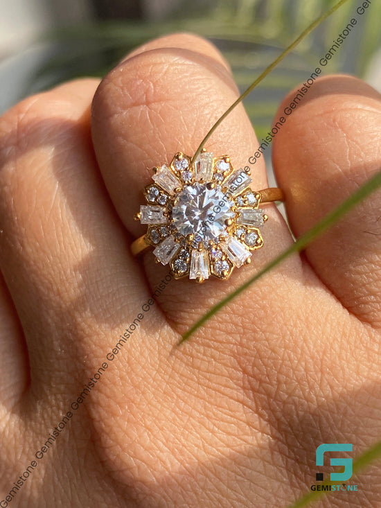 Mosaic Diamond Engagement Rings