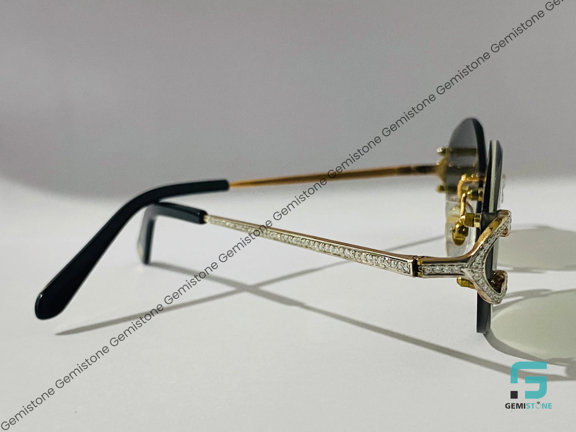 Olive Green Geometric Sunglasses