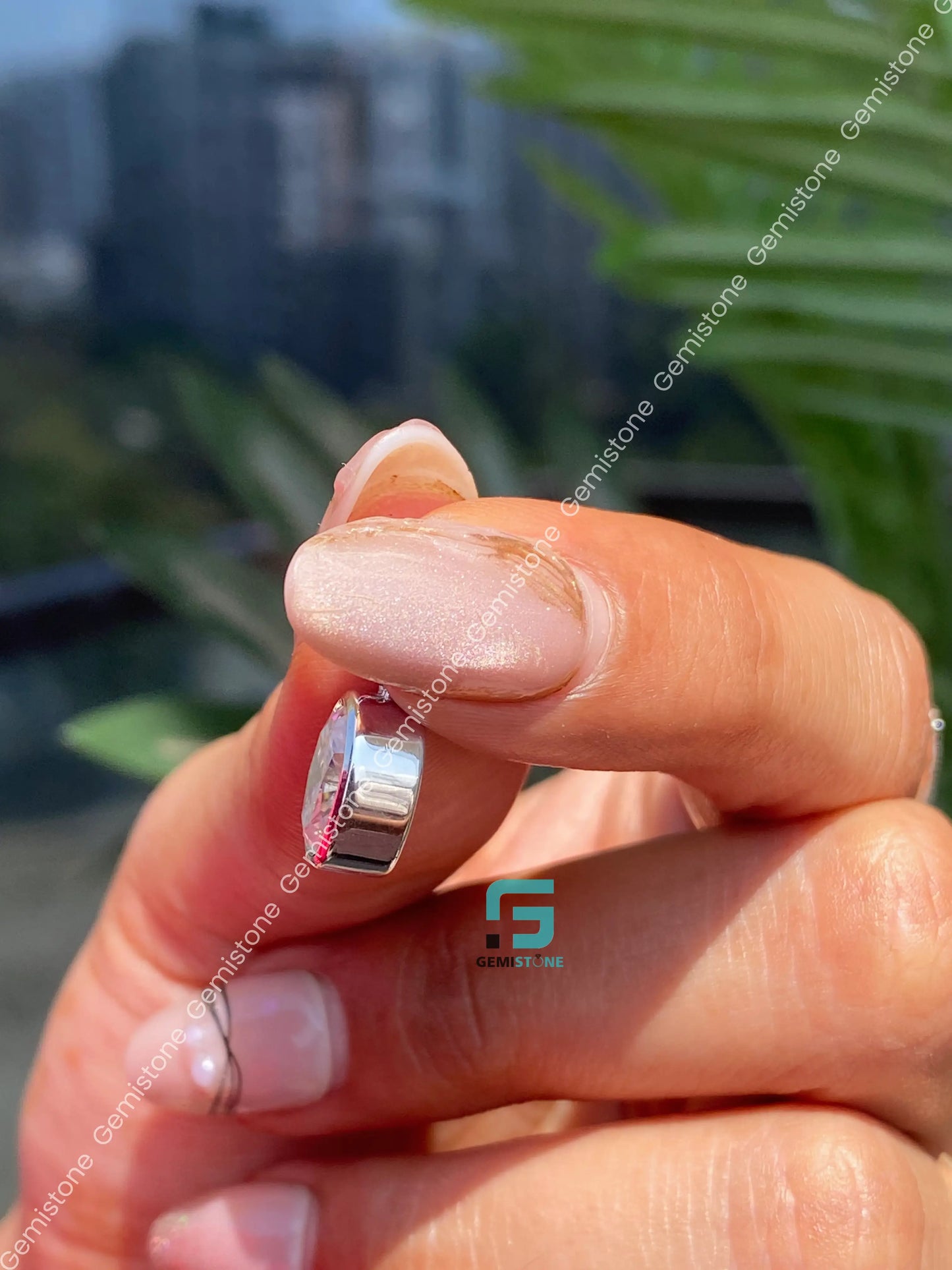 Oval Cut Charm Pendant