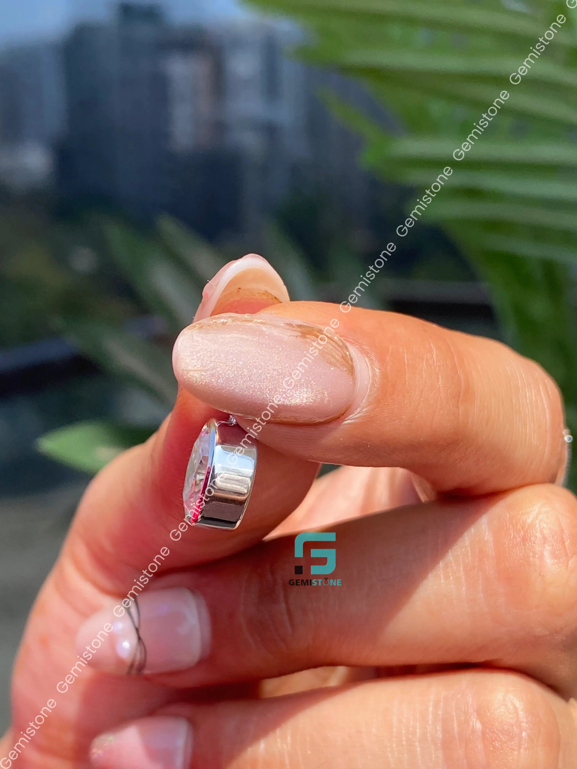 Oval Cut Charm Pendant