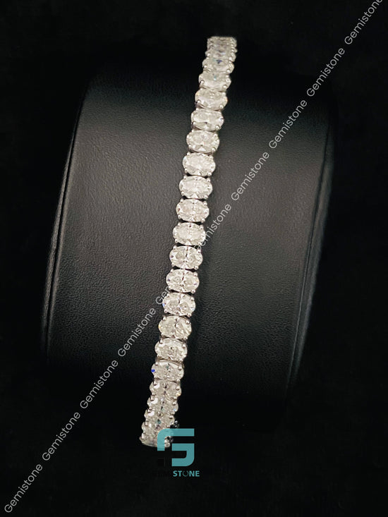 Oval Cut Tennis Bracelet