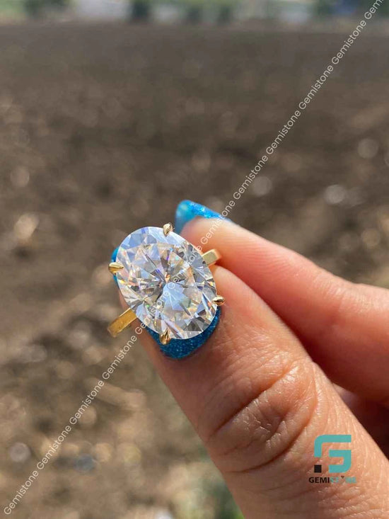 Oval Hidden Halo Engagement Ring