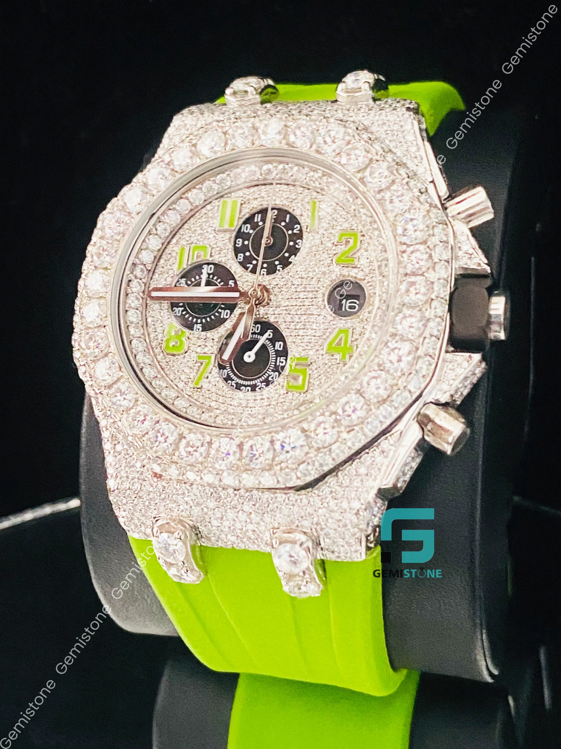 Parrot_Silicon_Strap_Hip_Hop_Moissanite_Watch_For_Men