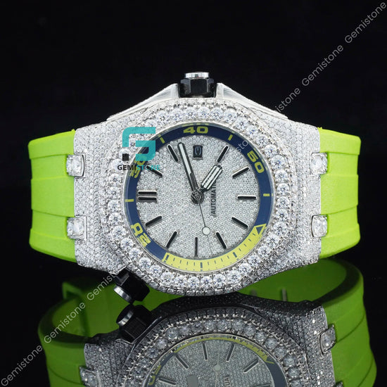Parrotn-Green-Strap-AP-Diamond-Watch