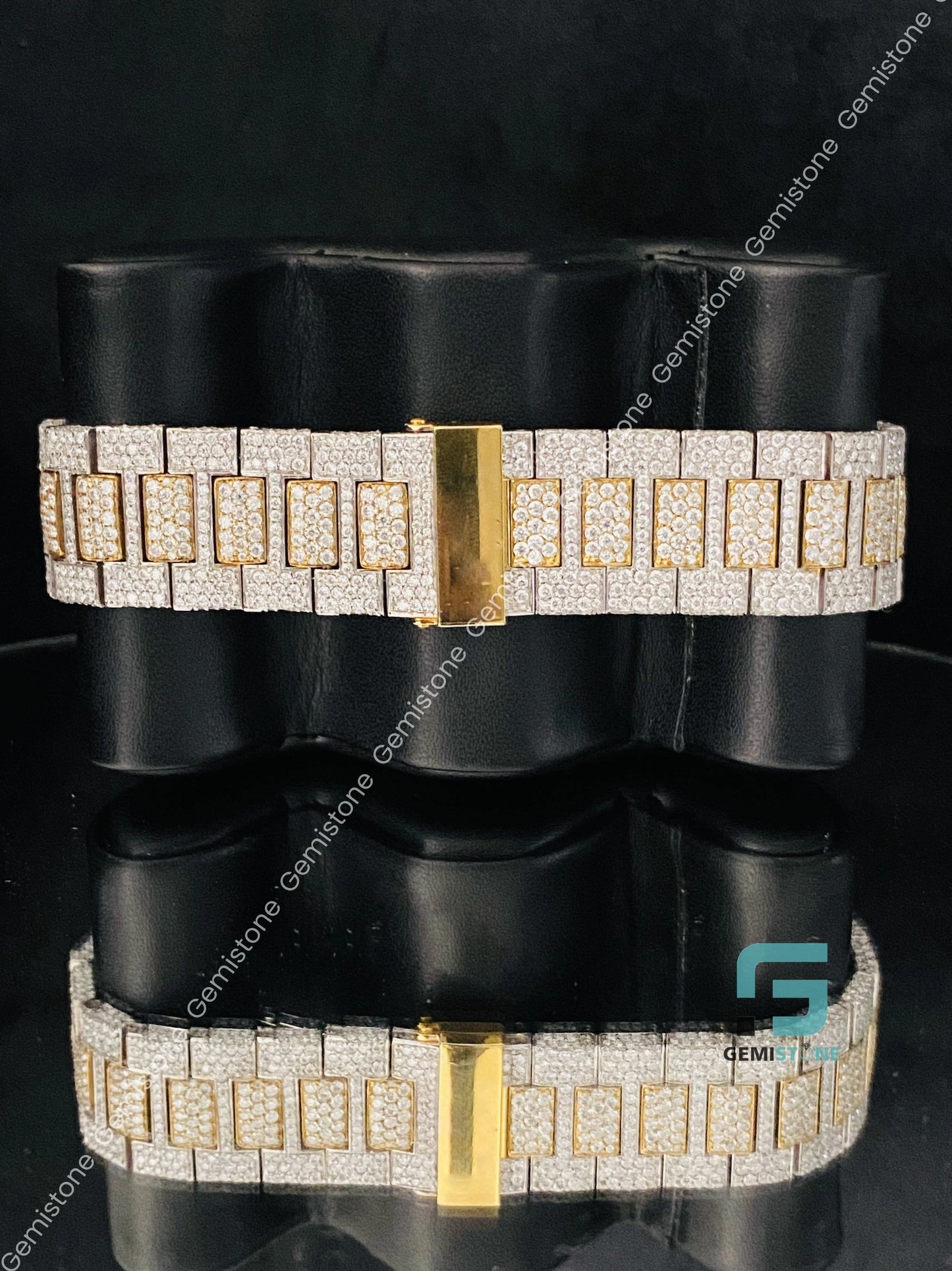Patek Philippe Moissanite Dual Tone Watch