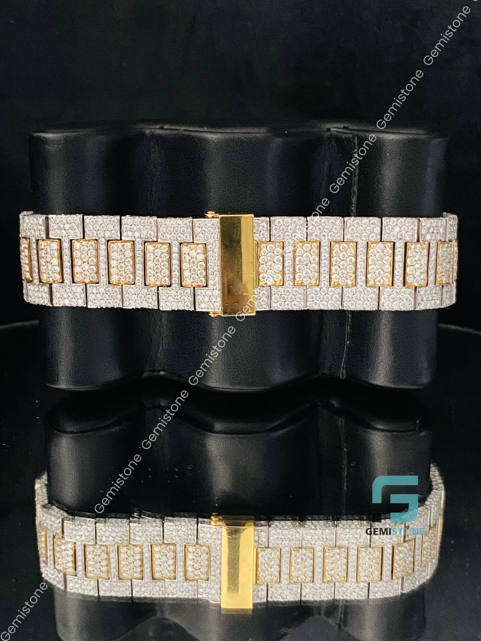 Patek Philippe Moissanite Dual Tone Watch