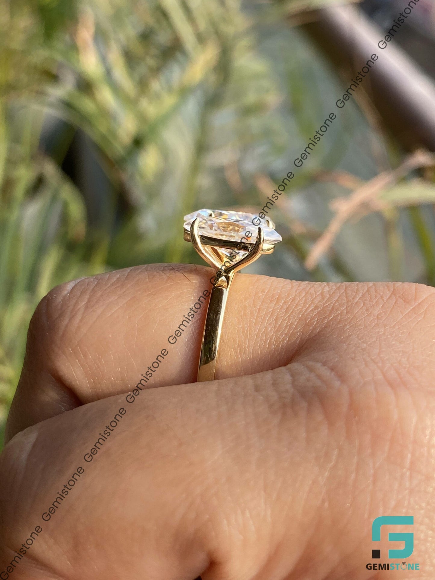 Marquise & Pear Cut Moissanite Toi et Moi Engagement Ring For Women