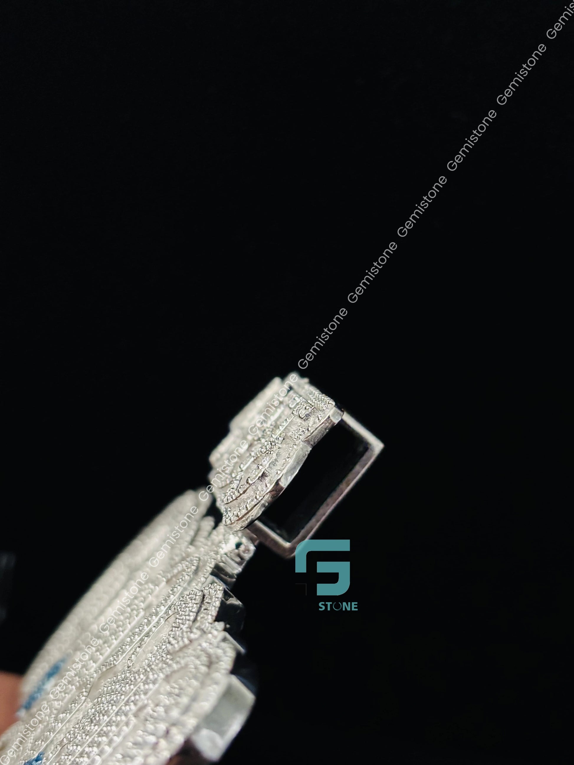 Personalized Name_ number Moissanite pendant