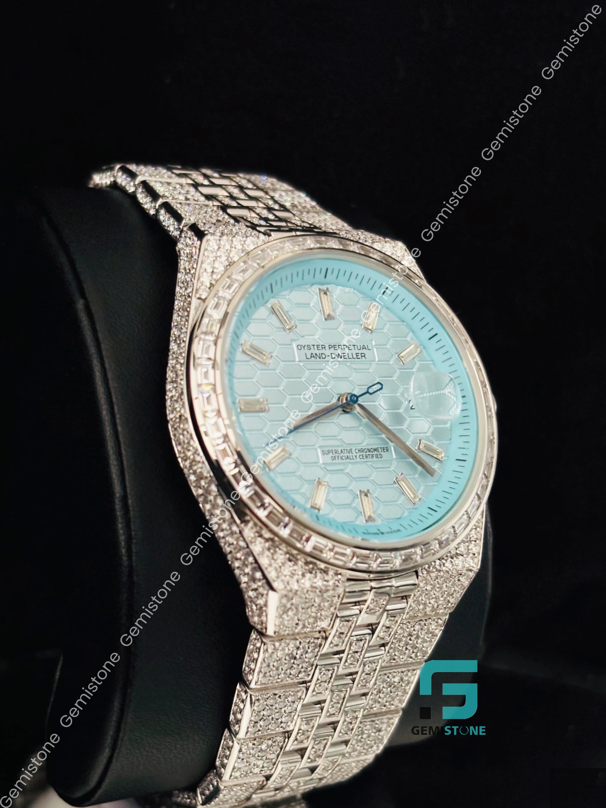 Presidential Strap Moissanite Watchs