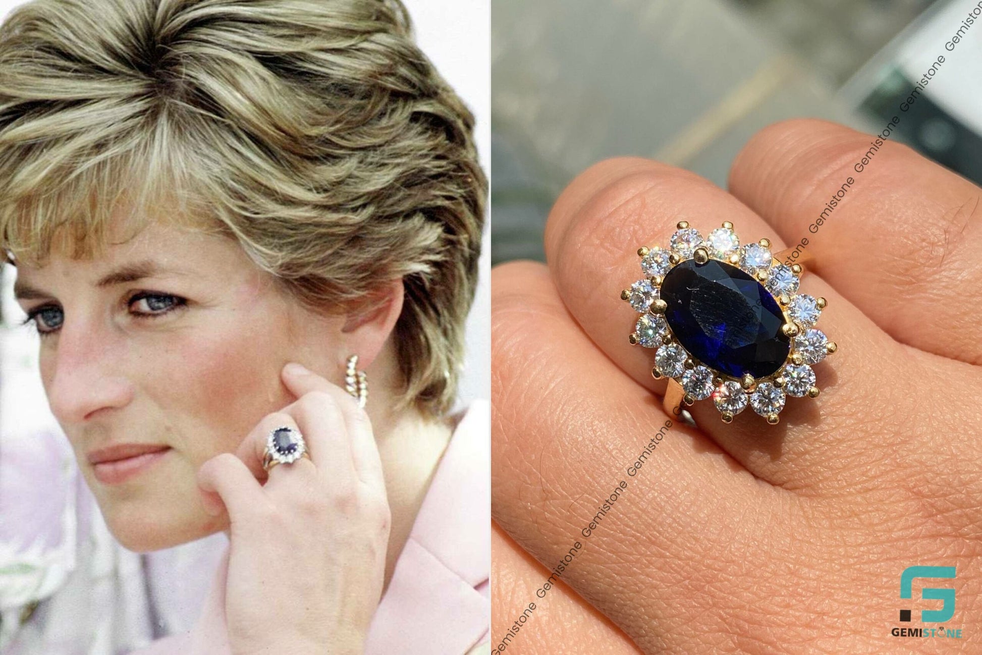Catherine Duchess Engagement Ring Kate Princess Diana Ring Carats