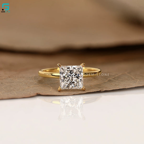 Princess Cut Lab Grown Diamond Ring