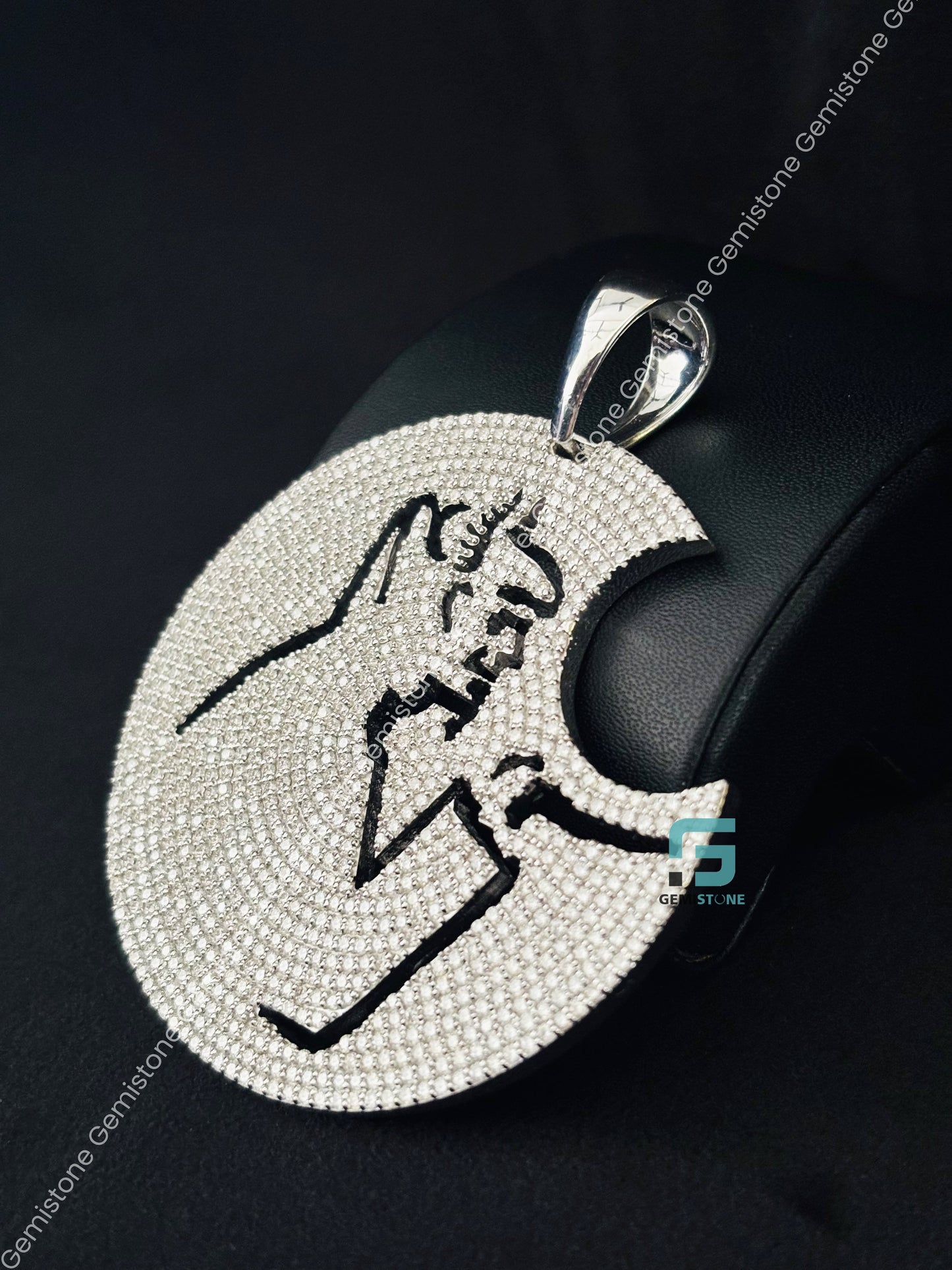 925 Silver ICP Fully Iced Twiztid RLP Moissanite Pendant