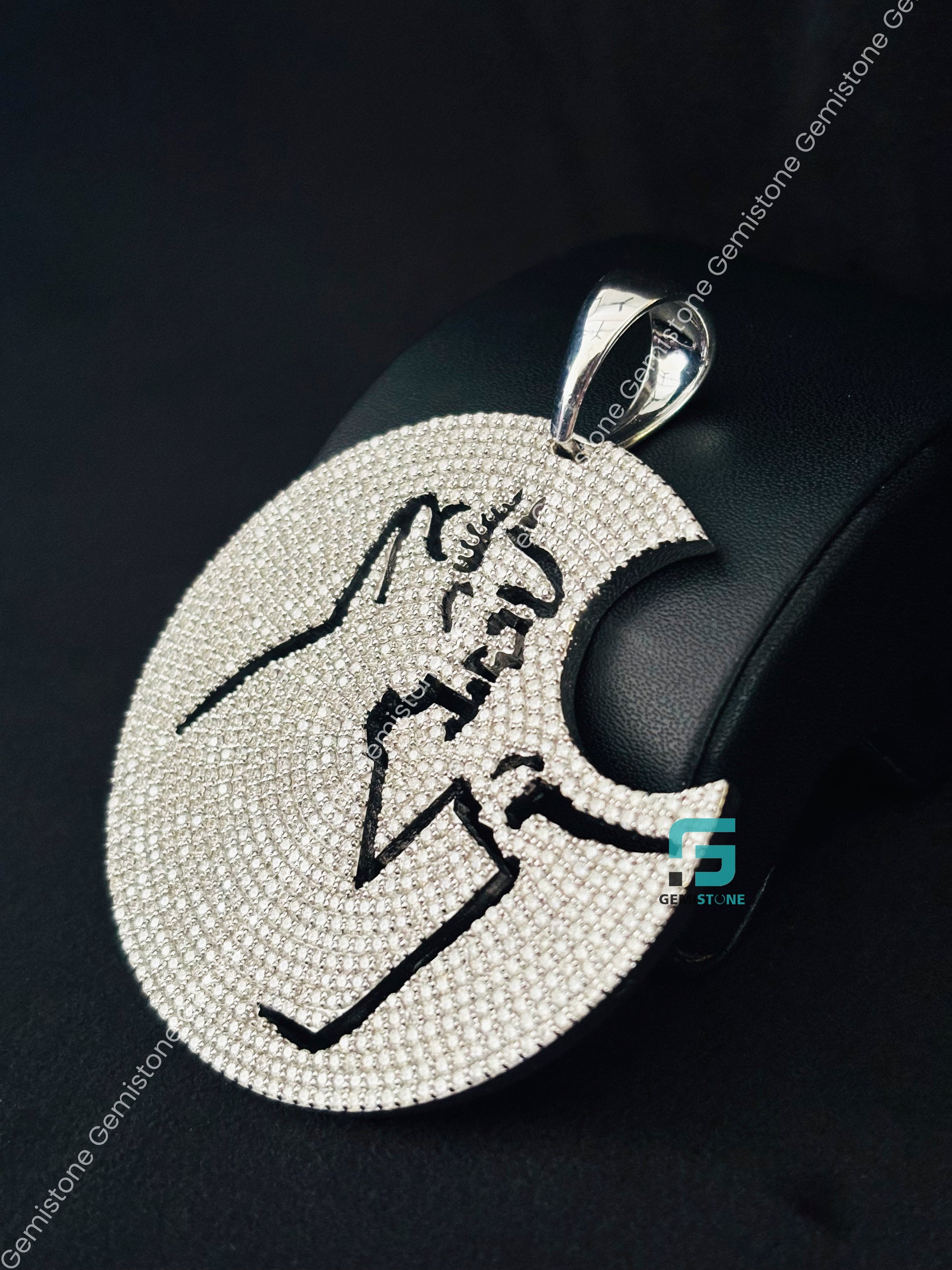 RLP Charm Moissanite Hip Hop Pendant