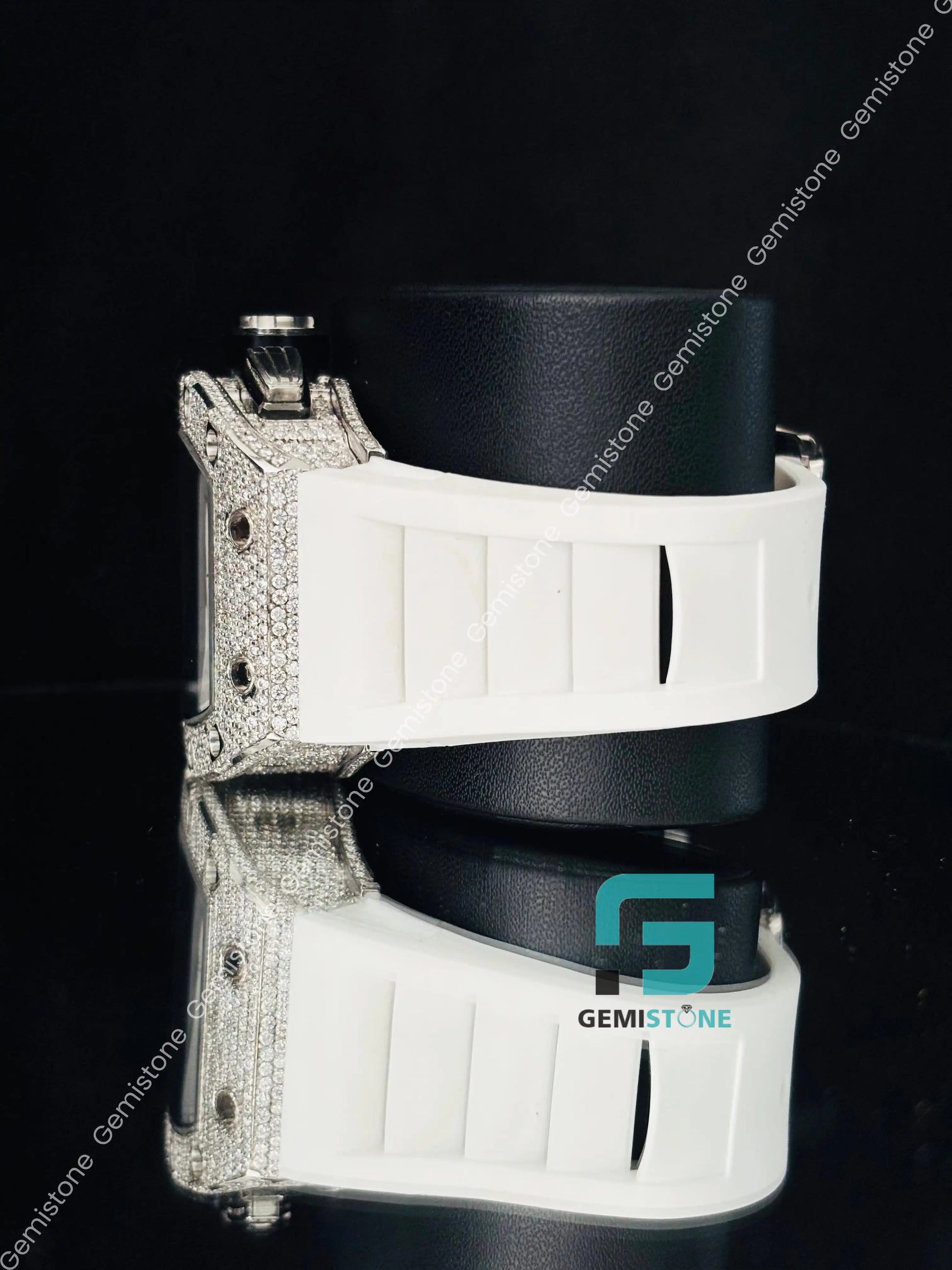 RM Fully White Moissanite Watch