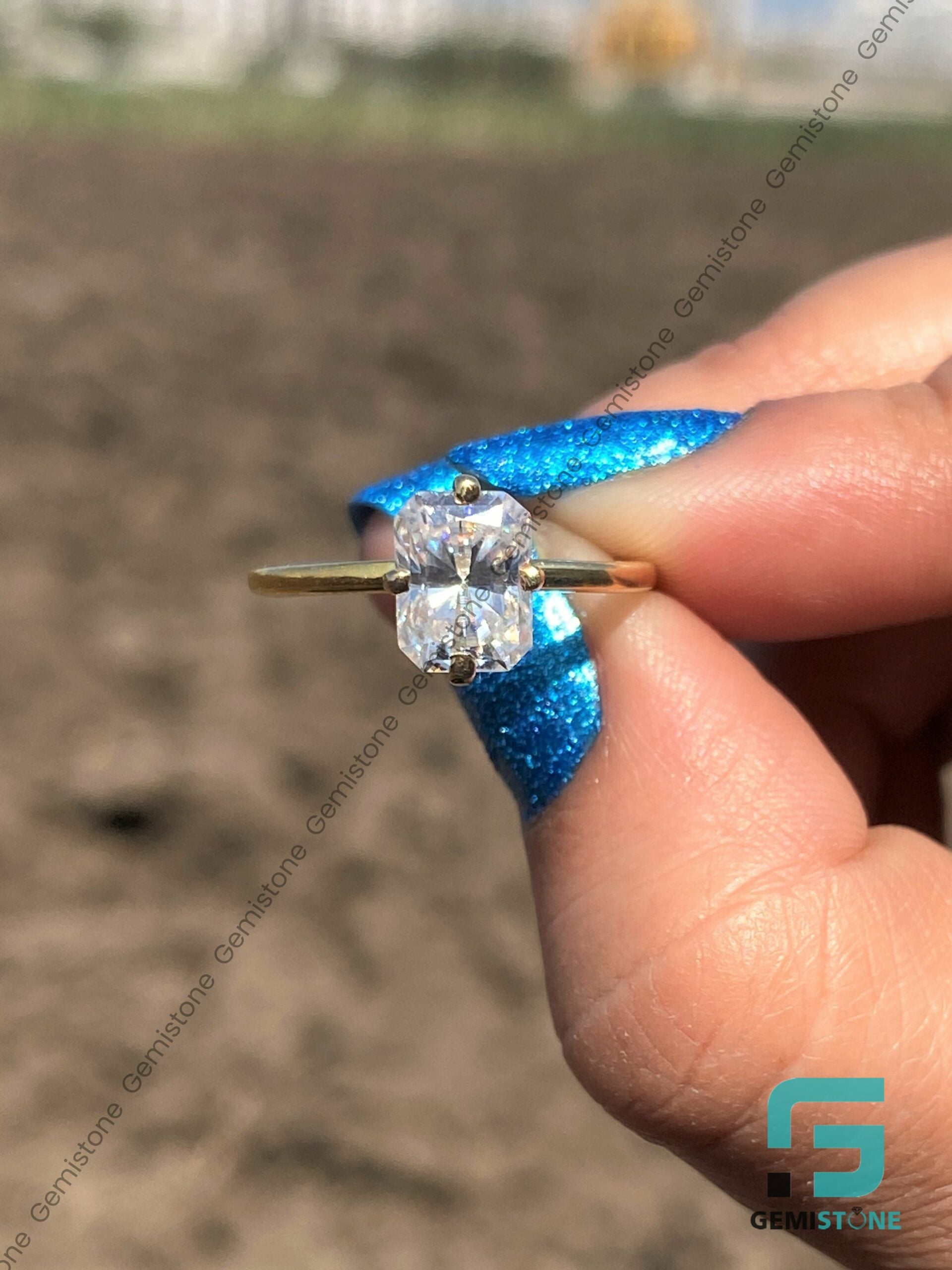 Radiant-Cut-Moissanite-Ring