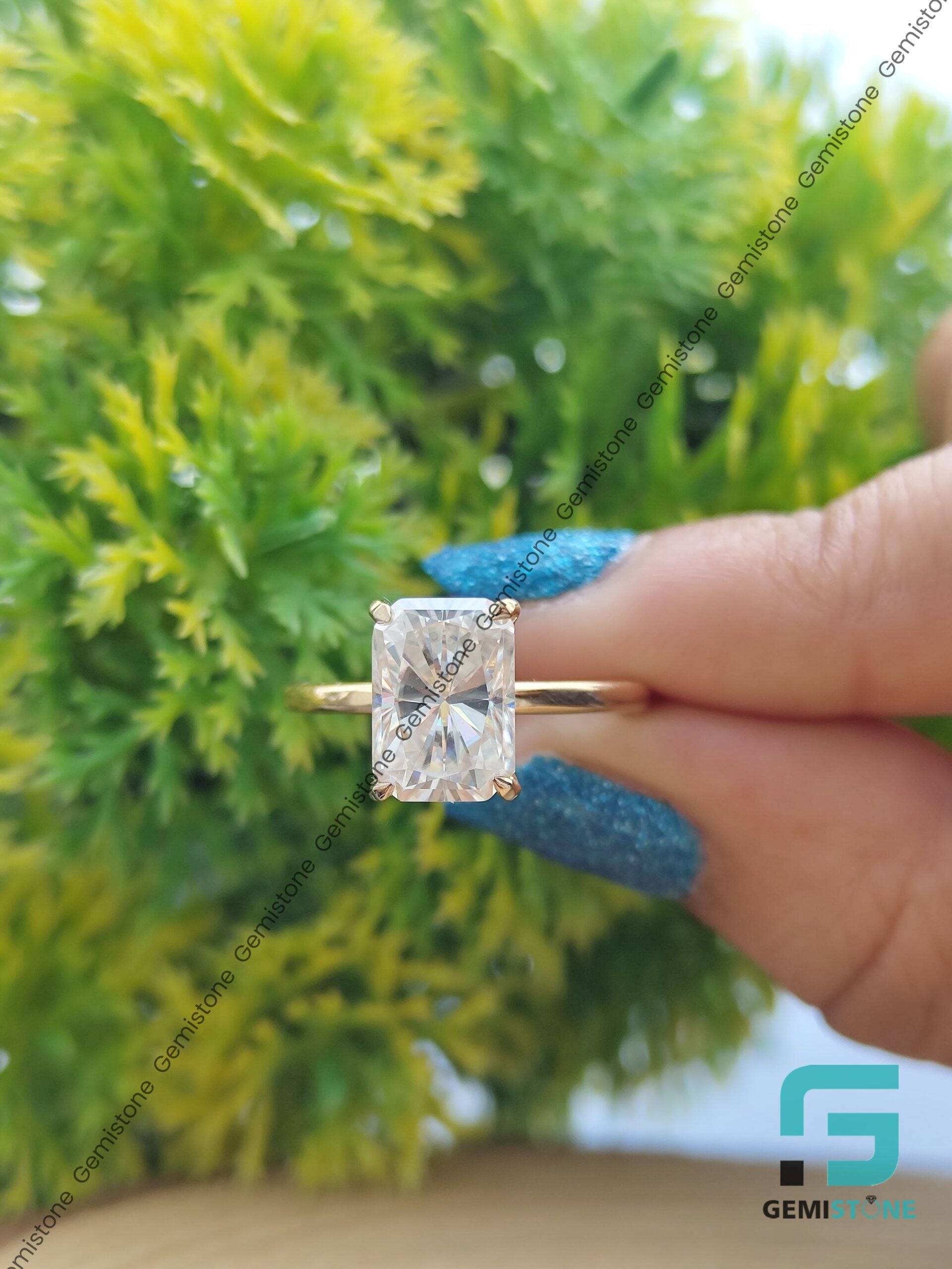 Radiant-Moissanite-Ring