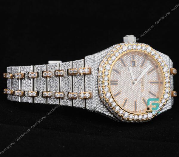 Buy 41MM Fully Studded Moissanite Iced Out Watch For Men