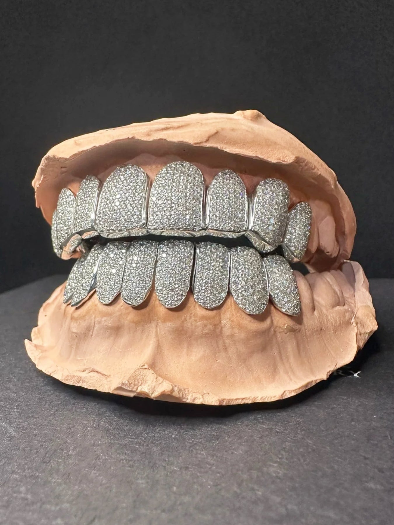 Buy 8 on 8 Round Cut Moissanite Diamond Iced Out Grillz