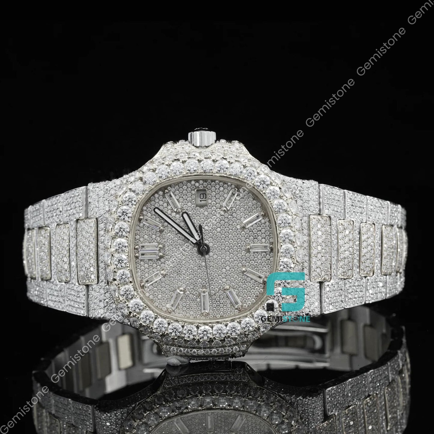 Rapper-Moissanite-Wrist-Watch